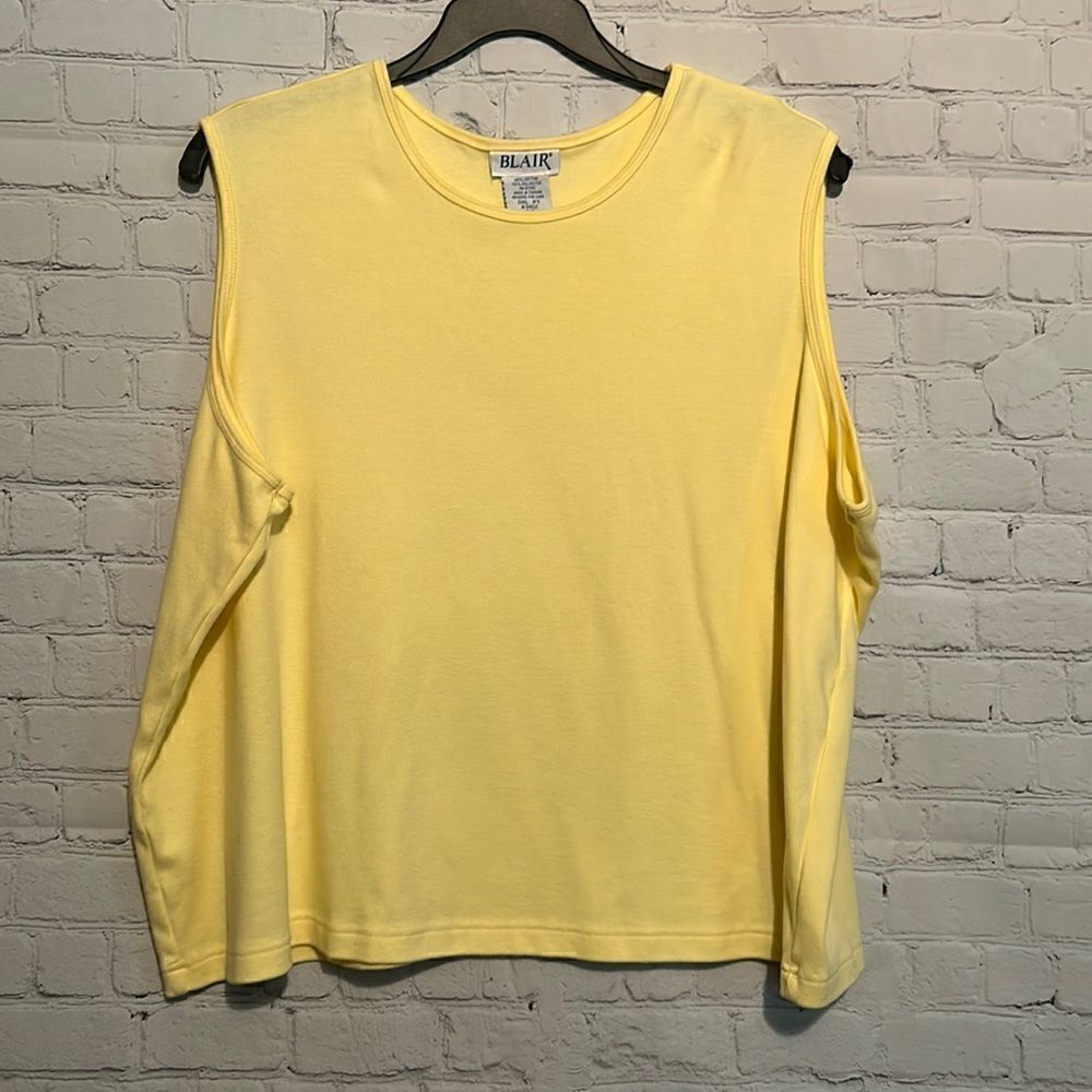 Blair Yellow Sleeveless Women’s Top Size 3XL